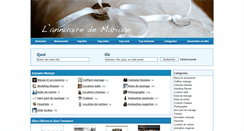 Desktop Screenshot of annuaire-mariage.eu